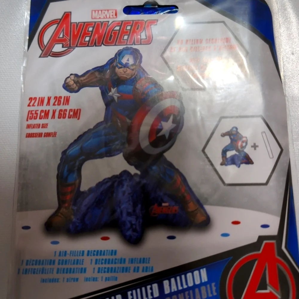 Captain America Air-Filled Balloon
